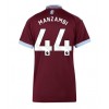 Aston Villa Johan Manzambi #44 Hjemmedrakt Kvinner 2026-27 Kortermet